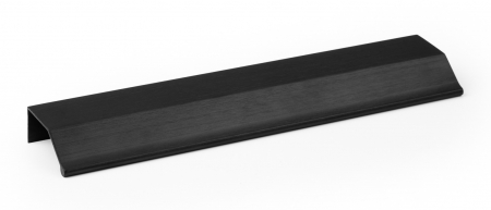 Moderne - Maner pentru mobila Wing, finisaj negru periat, L:200 mm