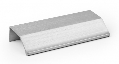 Moderne - Maner pentru mobila Wing, finisaj otel inoxidabil, L:100 mm