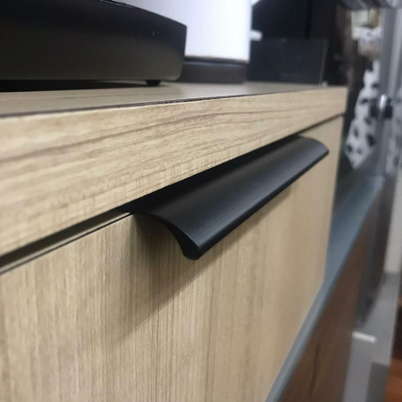 Maner pentru mobila Zelda, finisaj negru mat, L:250 mm [3]