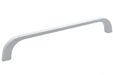 Moderne - Maner pentru mobila Zino, finisaj alb, L:171.9 mm