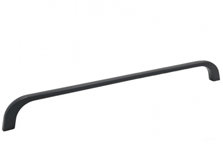 Moderne - Maner pentru mobila Zino, finisaj negru cobalt, L:235 mm