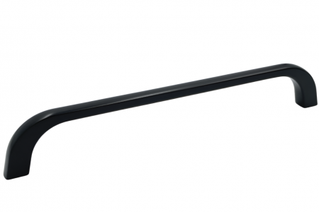 Moderne - Maner pentru mobila Zino, finisaj negru grafit, L:171.9 mm