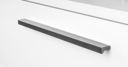 Maner pentru mobilier Angle, finisaj gri metalizat, L: 400 mm [1]