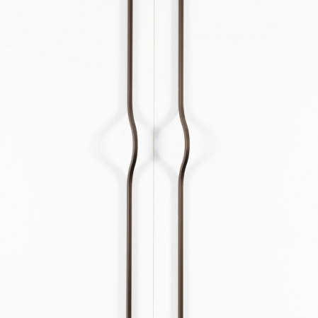 Manere si butoni - Maner pentru mobilier Brave, maro metalizat, L 1150 mm