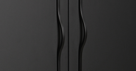 Maner pentru mobilier Brave, negru mat, L 1150 mm [1]