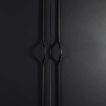 Maner pentru mobilier Brave negru mat, L= 600 mm [1]