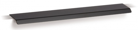 Manere si butoni - Maner pentru mobilier Cruve, negru mat, L: 200 mm