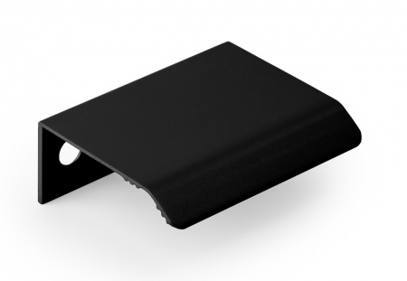Manere si butoni - Maner pentru mobilier Cruve, negru mat, L: 45 mm