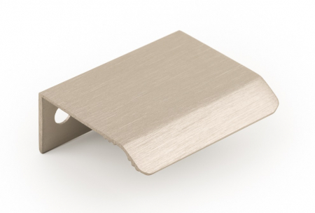 Manere si butoni - Maner pentru mobilier Cruve, otel inoxidabil, L: 45 mm