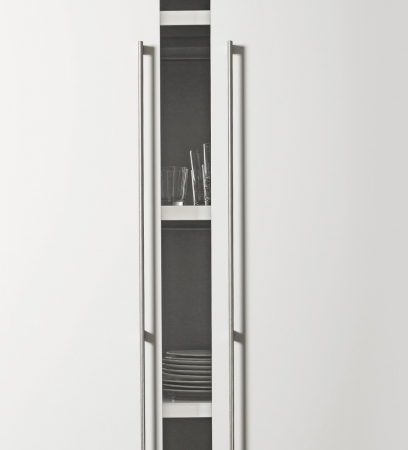 Maner pentru mobilier Graf Mini Long, finisaj otel inoxidabil, L: 1200 mm [10]