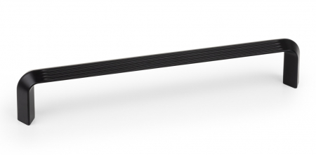 Manere si butoni - Maner pentru mobilier Lines, L:170 mm, finisaj negru mat