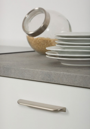 Moderne - Maner pentru mobilier Nick, nichel periat, L: 178 mm