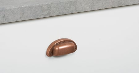 Maner pentru mobilier Petra, cupru antichizat, L: 97 mm [1]