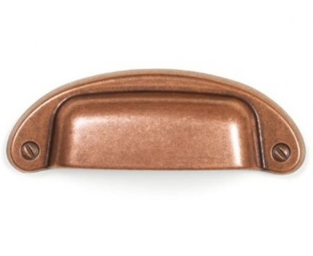 Manere si butoni - Maner pentru mobilier Petra, cupru antichizat, L: 97 mm