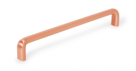 Manere si butoni - Maner pentru mobilier Redo, finisaj cupru periat, L: 137 mm