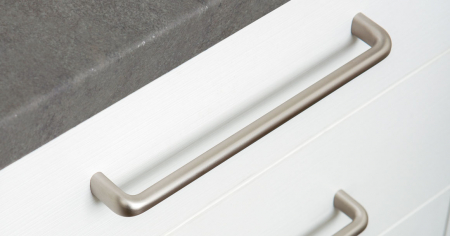 Maner pentru mobilier Redo, finisaj nichel periat, L: 201 mm [1]