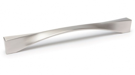 Moderne - Maner pentru mobilier Twisted, finisaj nichel periat, L:340 mm