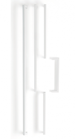 Maner pentru mobilier U, alb mat, L:136,5 mm [3]
