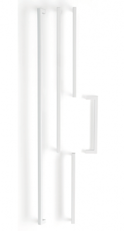Maner pentru mobilier U, alb mat, L:168,5 mm [3]