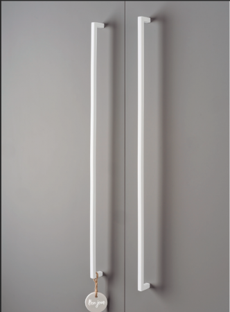 Maner pentru mobilier U, alb mat, L:200,5 mm [4]