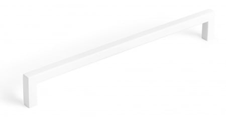 Moderne - Maner pentru mobilier U, alb mat, L:200,5 mm