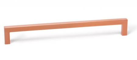 Manere si butoni - Maner pentru mobilier U, cupru periat, L:168,5 mm