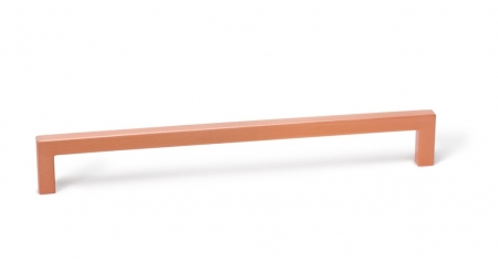 Manere si butoni - Maner pentru mobilier U, cupru periat, L: 500,5 mm