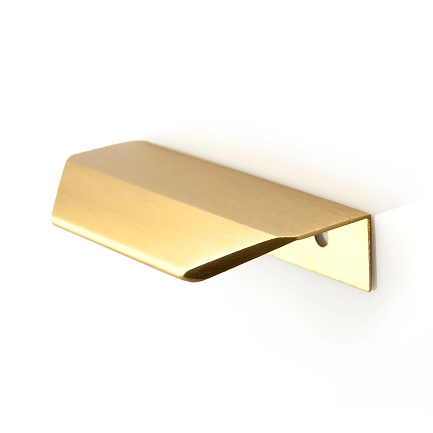 Maner pentru mobilier Vann, alama shadow periata, L:100 mm [2]