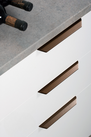 Maner pentru mobilier Vann, finisaj bronz periat, L:350 mm [3]