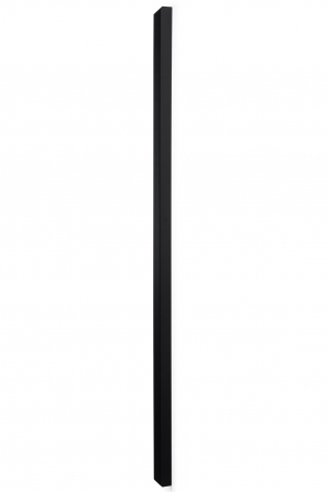 Moderne - Maner pentru mobilier Vann Long, finisaj negru mat, L: 1200 mm