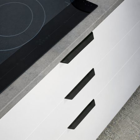 Maner pentru mobilier Vann, negru mat, L: 350 mm [4]