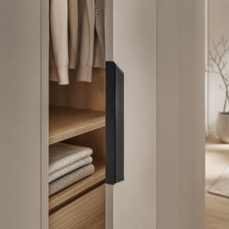 Maner pentru mobilier Vann, negru mat, L: 350 mm [2]
