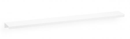 Moderne - Maner pentru mobilier Way, finisaj alb mat, L:400 mm