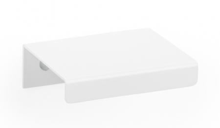 Moderne - Maner pentru mobilier Way, finisaj alb mat, L:50 mm
