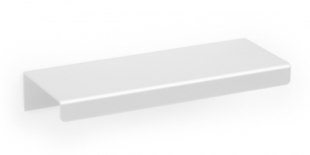 Moderne - Maner pentru mobilier Way, finisaj aluminiu, L:100 mm