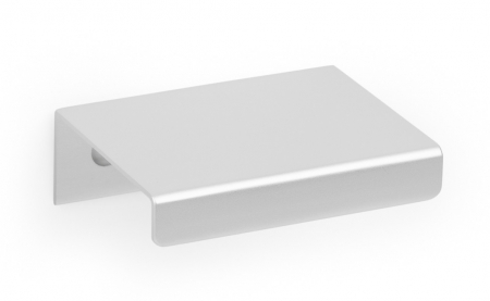 Moderne - Maner pentru mobilier Way, finisaj aluminiu, L:50 mm