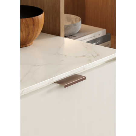 Maner pentru mobilier Way, finisaj bronz periat, L:50 mm [2]