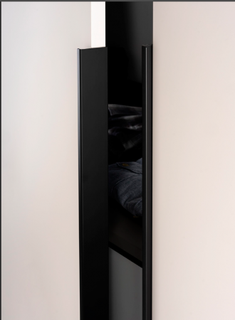 Maner pentru mobilier Way, finisaj negru mat, L:800 mm [1]