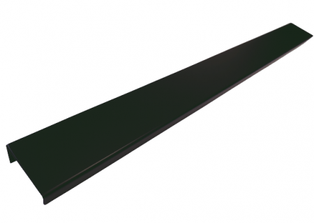 Moderne - Maner pentru mobilier Way, finisaj negru mat, L:800 mm