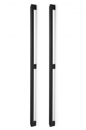 Manere si butoni - Set manere spatiale double Duo Big, finisaj negru mat lacuit, L:1016 mm