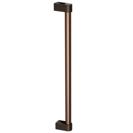 Manere usi - Maner spatial single Casey Big, finisaj maro metalic texturat / bronz mat, L:448 mm