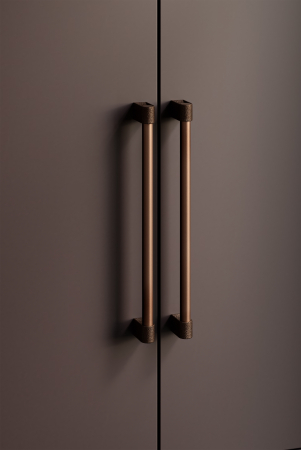 Maner spatial single Casey Big, finisaj maro metalic texturat / bronz mat, L:448 mm [3]