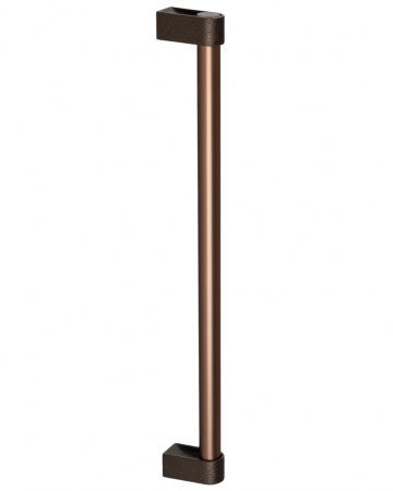 Manere spatiale - Maner spatial single Casey Big, finisaj maro metalic texturat / bronz mat, L:768 mm