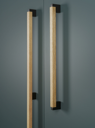 Maner spatial single Duo Big, finisaj gri lava / stejar, L:536 mm [3]