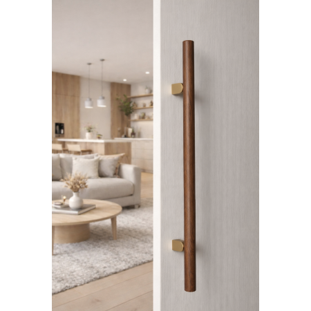 Maner spatial single Kumo Wood Big One, finisaj nuc / alama periata, L:1596 mm [3]