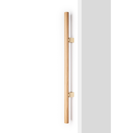 Maner spatial single Kumo Wood Big One, finisaj stejar / alama periata, L:878 mm [2]