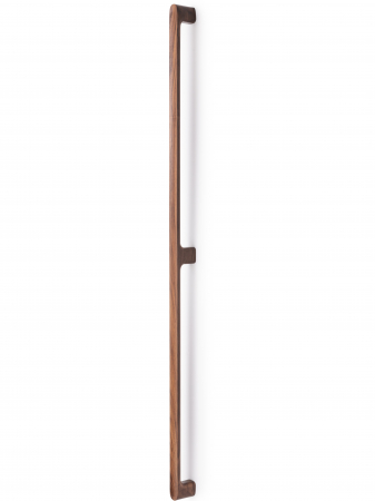 Manere si butoni - Maner spatial single Luv Wood, finisaj nuc, L:1026,5 mm