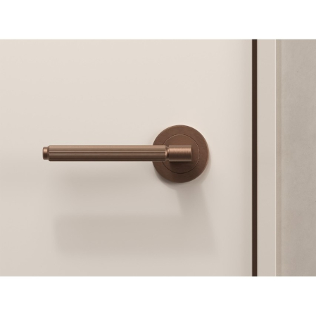 Set mâner ușă interior Brooklyn Viefe, bronz periat [2]