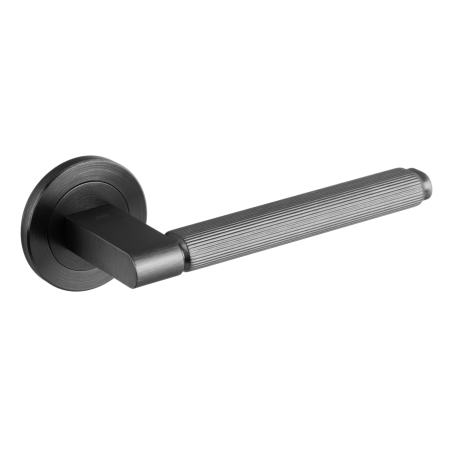 Mânere ușă cameră - Set mâner ușă interior Brooklyn Viefe, negru titan