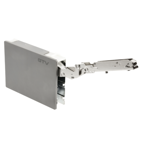 Sisteme deschidere verticală - Mecanism ridicare Strong GTV pentru uși mobilier, Push to Open, 4,5-10 kg, antracit